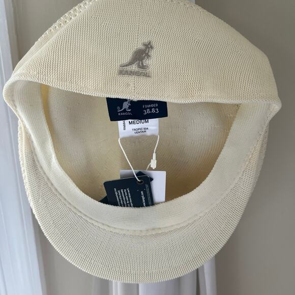 NEW WT KANGOL Tropic 504 Ventair Cream Hat - Picture 4 of 8